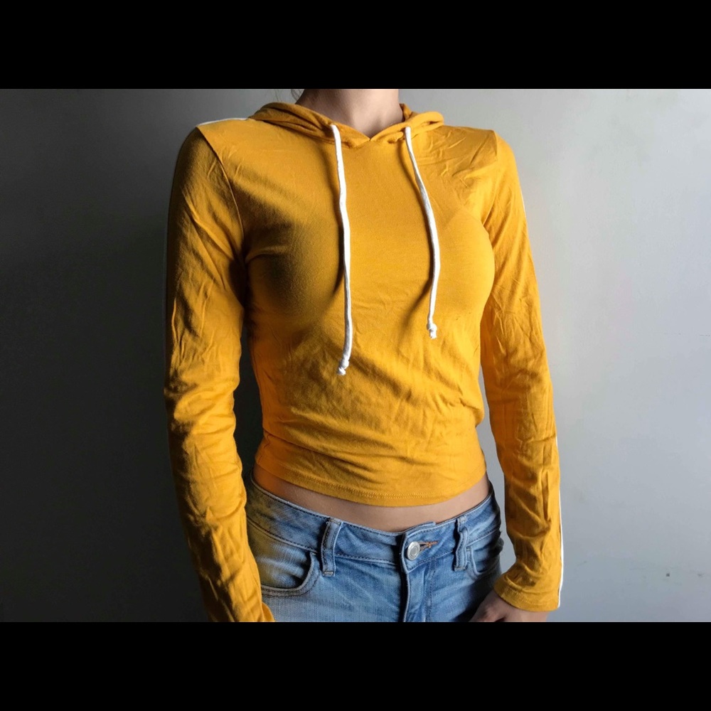 heart and hips slightly cropped hoodie